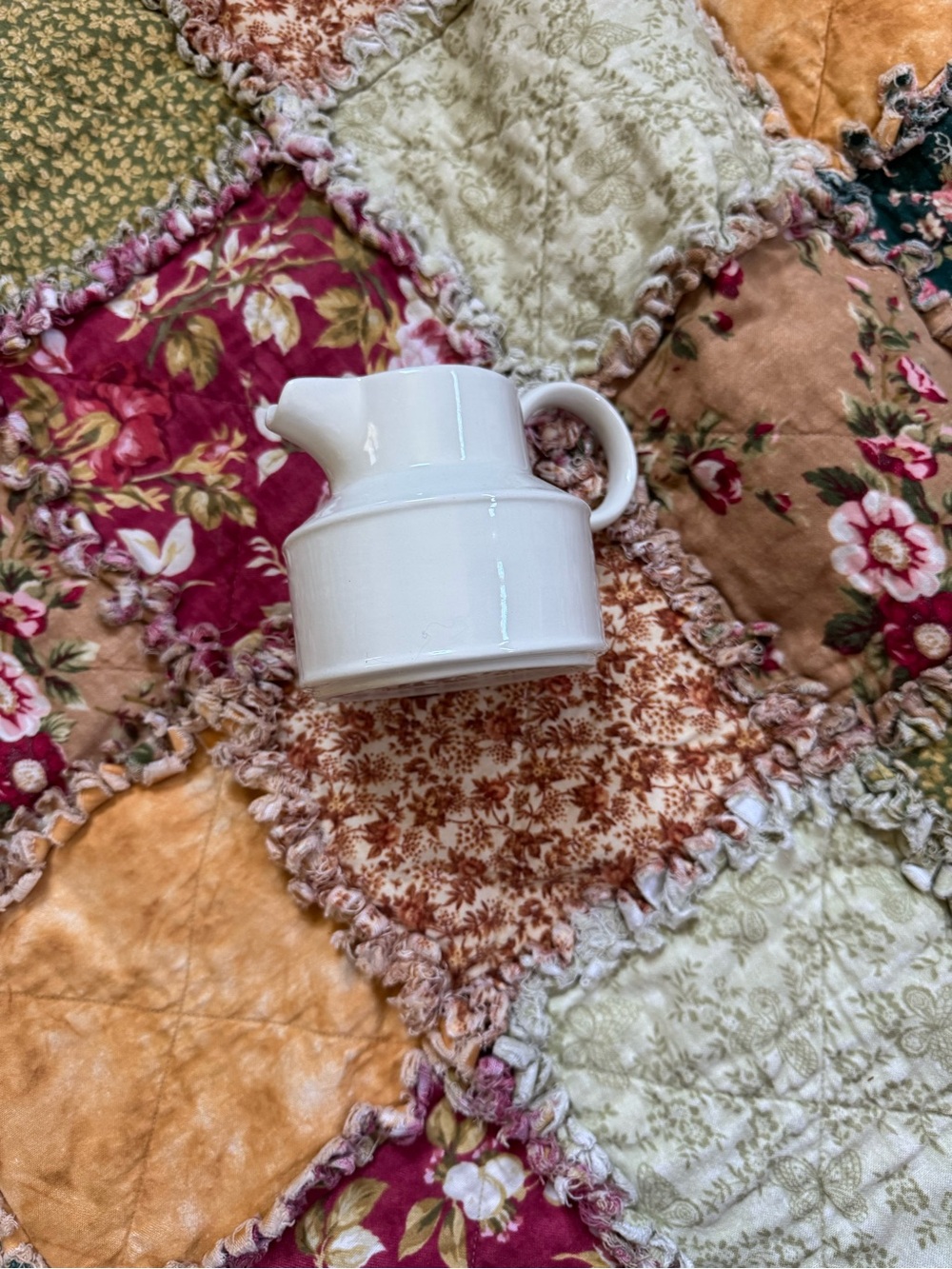 White Ceramic Creamer Pitcher - Classic Home Dining